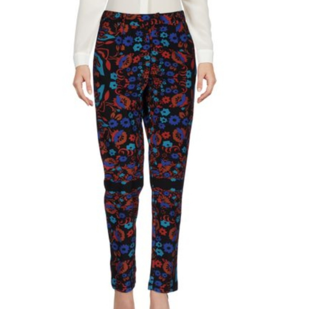 Antik Batik Womens Floral Trousers Size 10 - 40